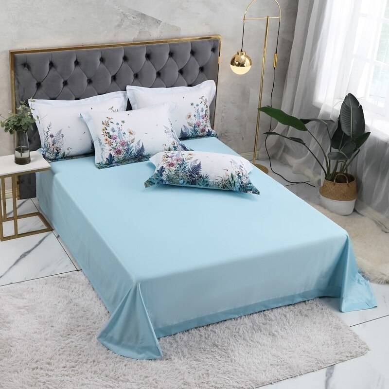 100% Egyptian Cotton 4Pcs Luxury Queen King Birds and Flowers Leaf Bedding Set 100% Egyptian Cotton 4Pcs Luxury Queen King Birds and Flowers Leaf Bedding Set