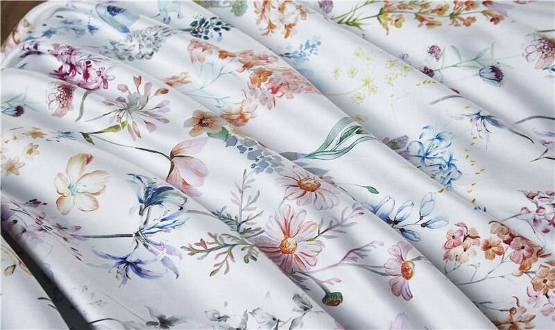 Egyptian Cotton Bright Flamingo Leaf King Queen Luxury Bedding Set 29 Colors 4/6 Pcs Egyptian Cotton Bright Flamingo Leaf King Queen Luxury Bedding Set 29 Colors 4/6 Pcs