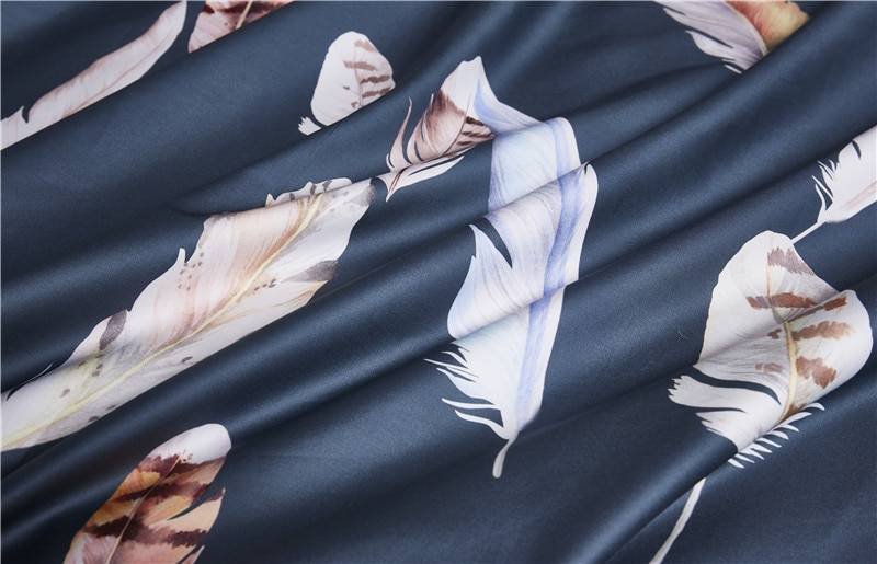 Egyptian Cotton Bright Flamingo Leaf King Queen Luxury Bedding Set 29 Colors 4/6 Pcs Egyptian Cotton Bright Flamingo Leaf King Queen Luxury Bedding Set 29 Colors 4/6 Pcs