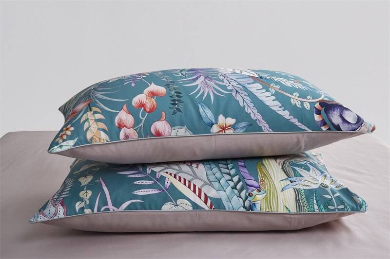 Egyptian Cotton Bright Flamingo Leaf King Queen Luxury Bedding Set 29 Colors 4/6 Pcs Egyptian Cotton Bright Flamingo Leaf King Queen Luxury Bedding Set 29 Colors 4/6 Pcs