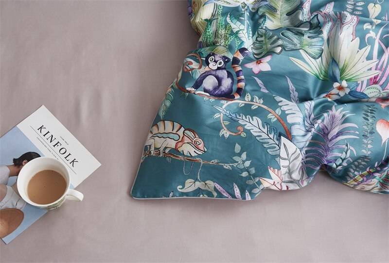 Egyptian Cotton Bright Flamingo Leaf King Queen Luxury Bedding Set 29 Colors 4/6 Pcs Egyptian Cotton Bright Flamingo Leaf King Queen Luxury Bedding Set 29 Colors 4/6 Pcs