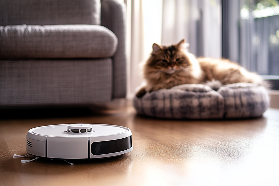 smart robot vacuum for pet hair